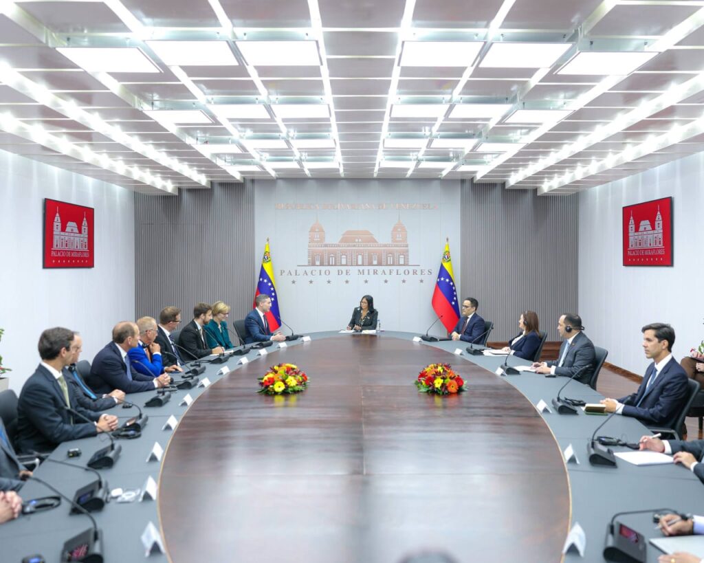 Presidenta (E) Delcy Rodríguez sostiene encuentro con subsecretario de Energía de EE.UU. para consolidar lazos bilaterales