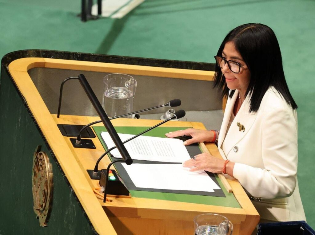Presidenta Delcy Rodríguez participa en la 81.º Asamblea General de la ONU