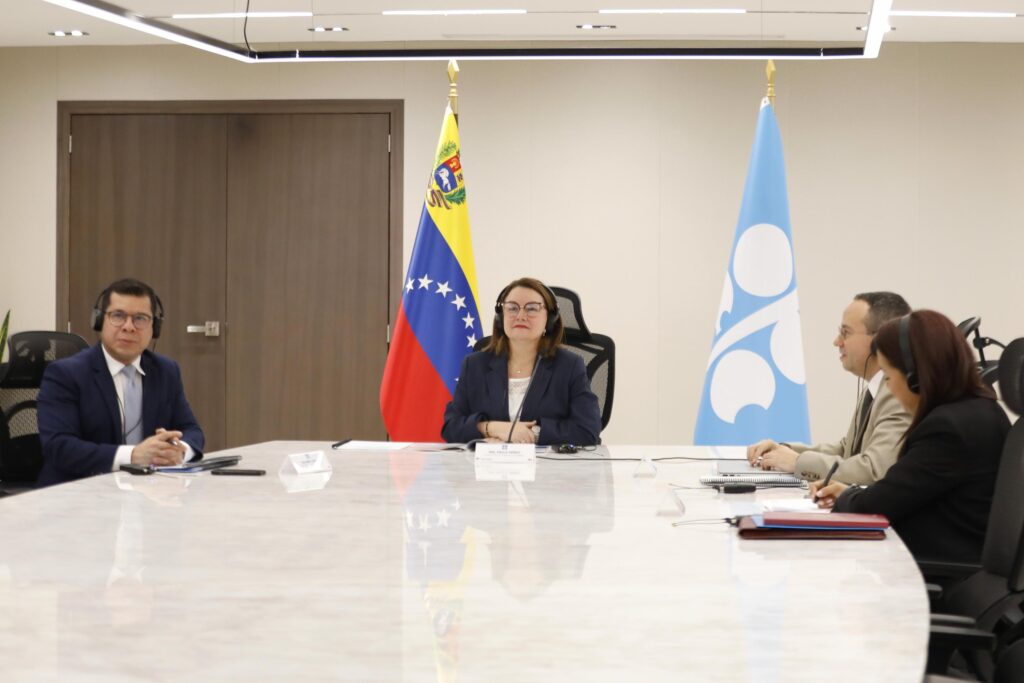 Venezuela participa en la 68.ª Reunión del Comité Ministerial de Monitoreo Conjunto de la OPEP+